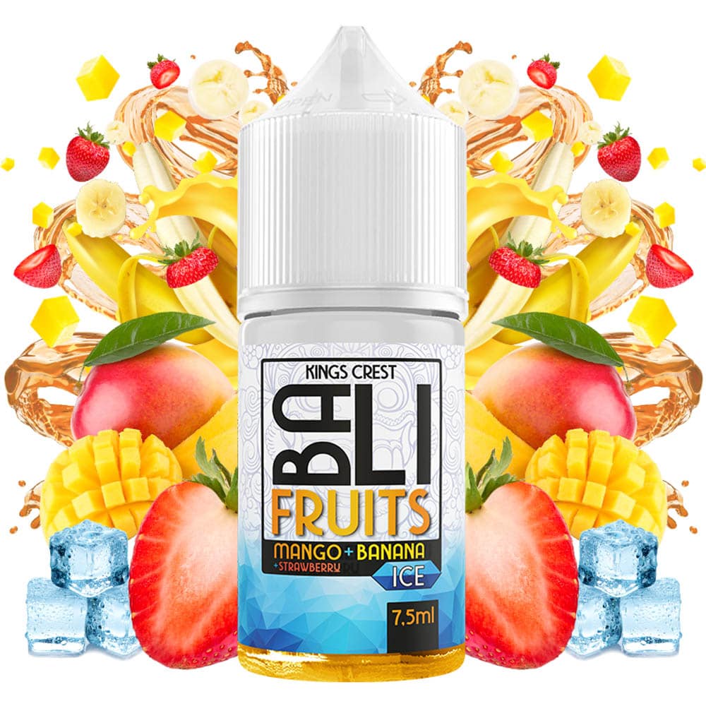 Kings Crest Bali Fruits Ice Mango Banana Strawberry 30ml Flavorshot Kings Crest Bali Fruits Ice Pear Mango Guava 30ml Flavorshot - Image 1
