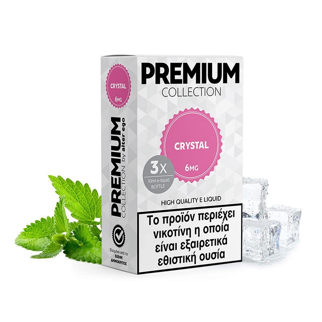 Crystal 3x10ml Crystal 3x10ml ,Alter Ego,Jurito υγρά αναπλήρωσης, υγρά αναπλήρωσης Alter Ego Premium flavors, Alter Ego Premium αρώματα,Alter Ego Premium e-liquids, Jurito ηλεκτρονικό τσιγάρο Αθήνα, After ego, Alter Ego