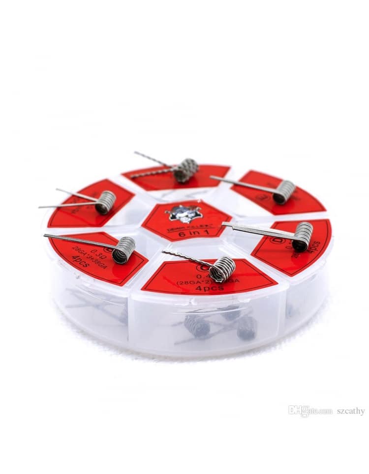 Demon Killer Flame Ni80 Coil 6 in 1 Demon Killer Flame Ni80 Coil 6 in 1, Jurito, ηλεκτρονικό τσιγάρο Αθήνα Παγκράτι, υγρά αναπλήρωσης, επισκευάσιμοι ατμοποιητές, mods, αξεσουάρ D.I.Y, σύρμα για αντιστάσεις