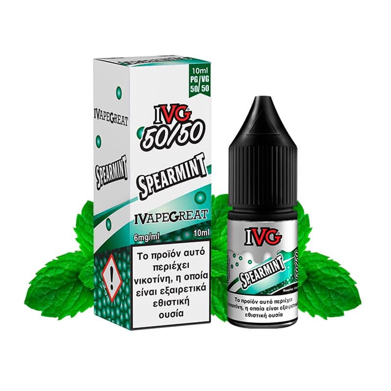 Spearmint – IVG 10ml Spearmint – IVG 10ml ,Jurito υγρά αναπλήρωσης, υγρά αναπλήρωσης IVG ,IVG flavors, IVG αρώματα,IVG e-liquids, Jurito ηλεκτρονικό τσιγάρο Αθήνα, Παγκράτι, IVG