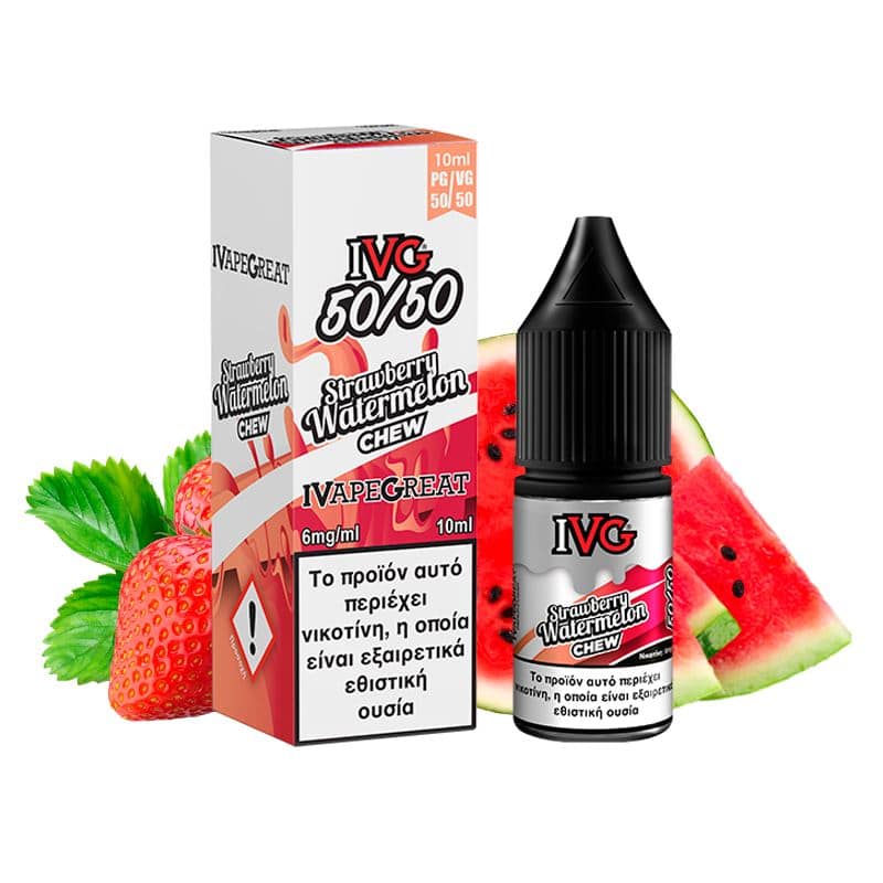 Strawberry Watermelon Chew – IVG 10ml Strawberry Watermelon Chew – IVG 10ml ,Jurito υγρά αναπλήρωσης, υγρά αναπλήρωσης IVG ,IVG flavors, IVG αρώματα,IVG e-liquids, Jurito ηλεκτρονικό τσιγάρο Αθήνα, Παγκράτι, IVG