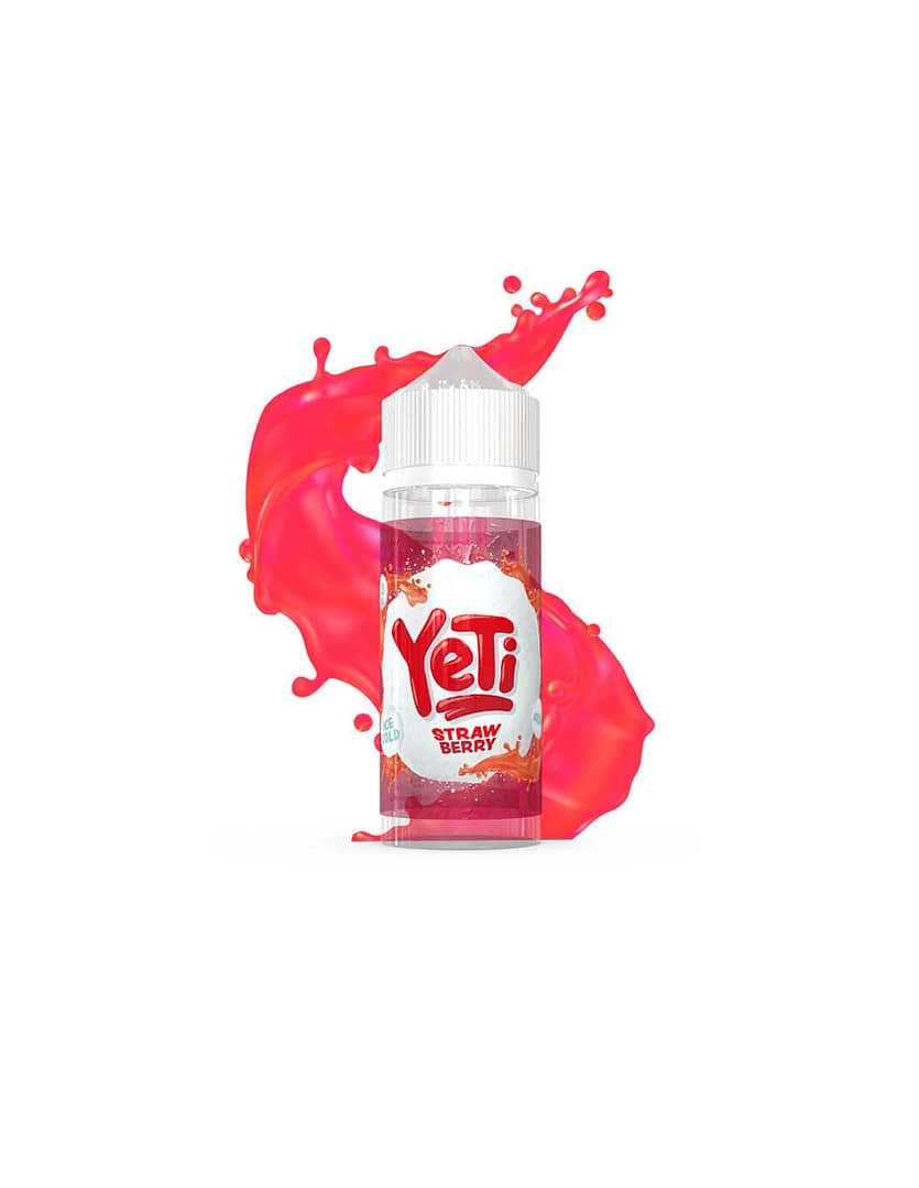 Yeti Iced Strawberry Flavour Shot 120ml Yeti Iced Strawberry Flavour Shot 120ml - Image 1